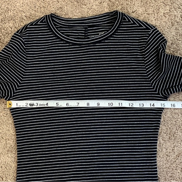 Universal Thread Black Striped Long Sleeve Top Size XS - Picture 7 of 9
